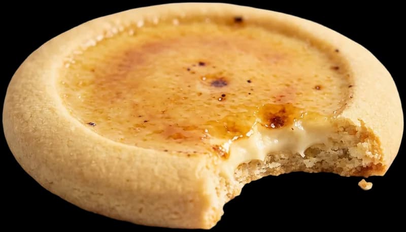 crème brûlée cookie