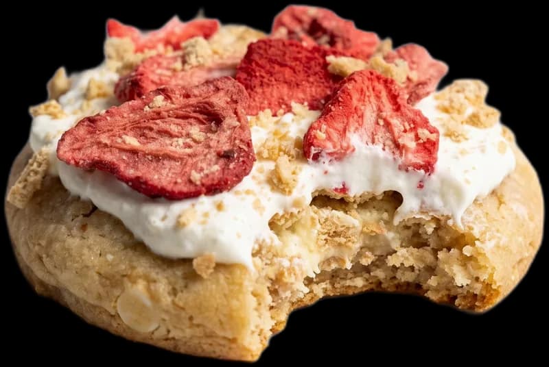 strawberry cheesecake cookie